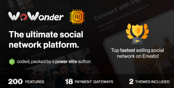 WoWonder - The Ultimate PHP Social Network Platform Script