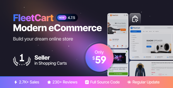 FleetCart - Laravel E-commerce Sistem