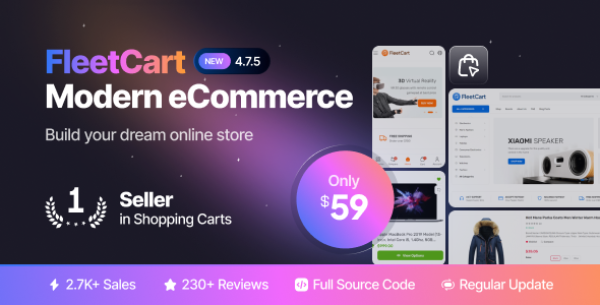 FleetCart - Laravel E-commerce Sistem